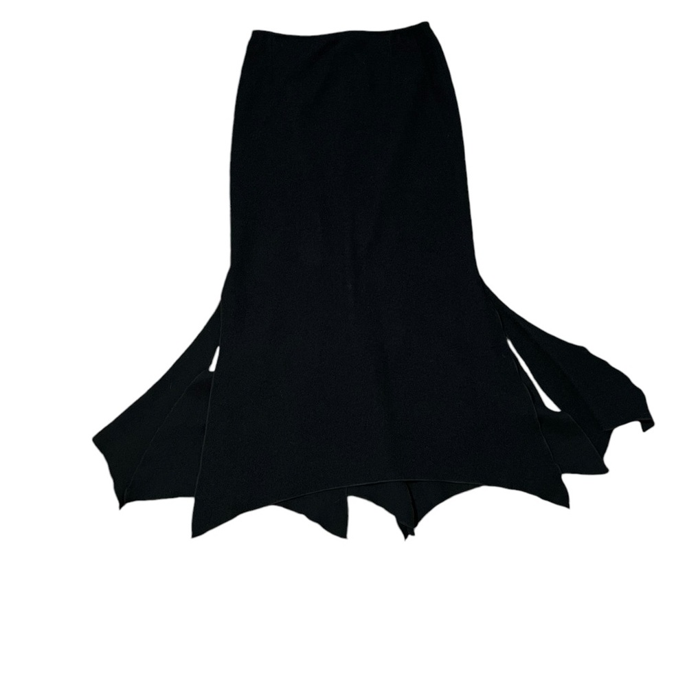 Courtney Washington Black Shark Bite Skirt Size 30